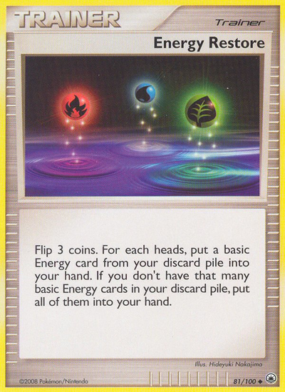 Energy Restore (81/100) [Diamond & Pearl: Majestic Dawn]