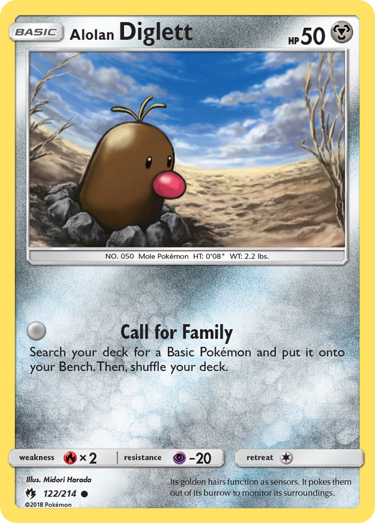 Alolan Diglett (122/214) [Sun & Moon: Lost Thunder]