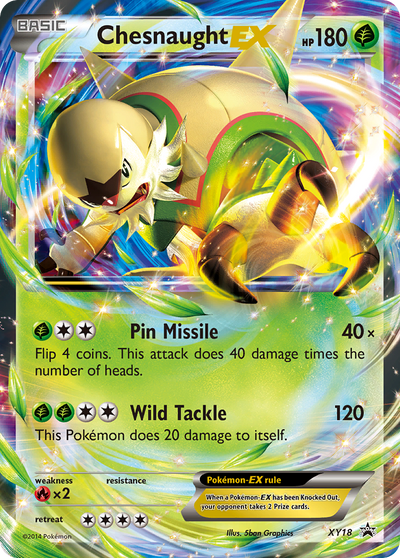 Chesnaught EX (XY18) [XY: Black Star Promos]