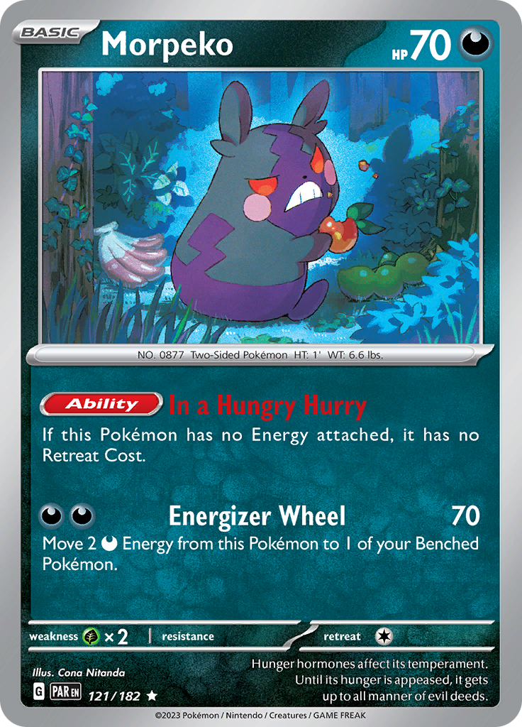 Morpeko (121/182) [Paradox Rift]