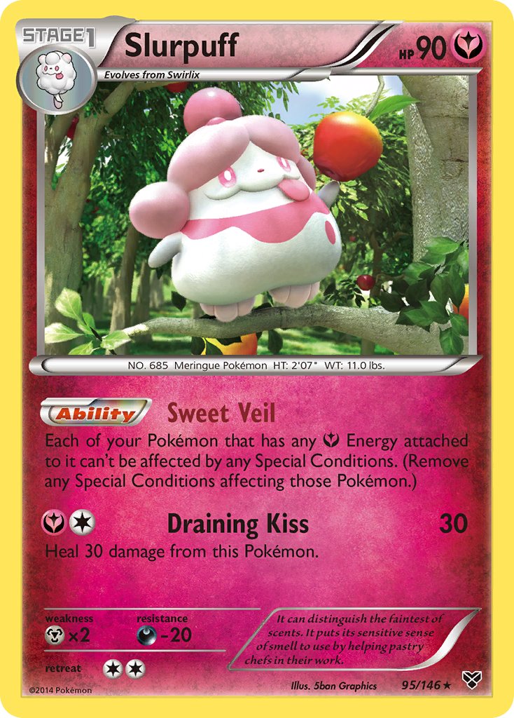 Slurpuff (95/146) (Theme Deck Exclusive) [XY: Base Set]