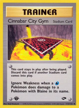 Cinnabar City Gym (113/132) [Gym Challenge Unlimited]