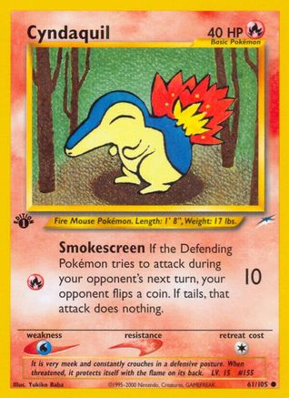 Cyndaquil (61/105) [Neo Destiny Unlimited]
