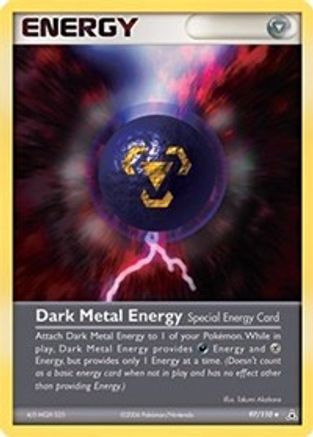 Dark Metal Energy (97/110) (Stamped) [EX: Holon Phantoms]