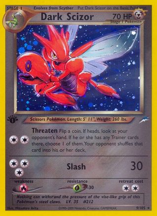 Dark Scizor (9/105) [Neo Destiny Unlimited]
