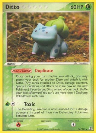 Ditto (36/113) (Stamped) [EX: Delta Species]