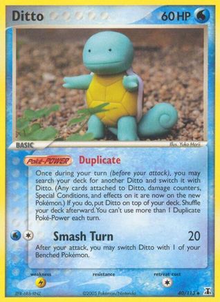 Ditto (40/113) (Stamped) [EX: Delta Species]