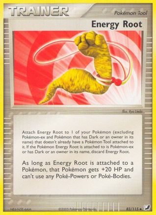 Energy Root (83/115) (Stamped) [EX: Unseen Forces]