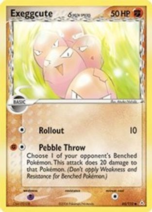 Exeggcute (65/110) (Delta Species) [EX: Holon Phantoms]