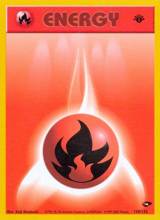 Fire Energy (128/132) [Gym Challenge Unlimited]