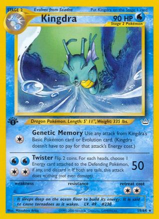 Kingdra (19/64) [Neo Revelation Unlimited]