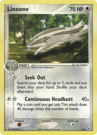 Linoone (3/10) [EX: Trainer Kit - Latios]