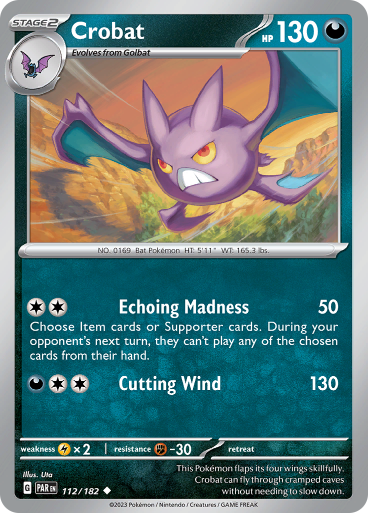 Crobat (112/182) [Paradox Rift]