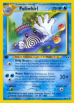 Poliwhirl (44/75) [Neo Discovery Unlimited]