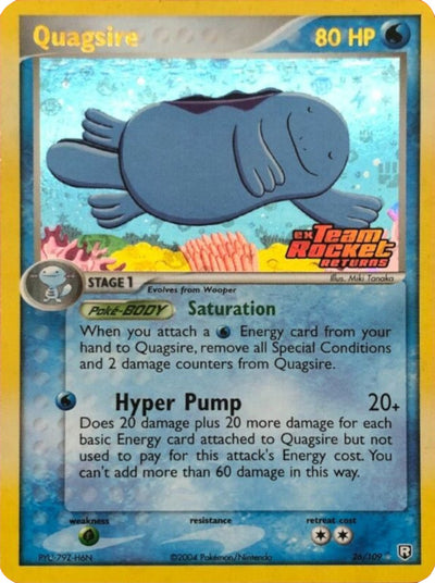 Quagsire (26/109) (Stamped) [EX: Team Rocket Returns]