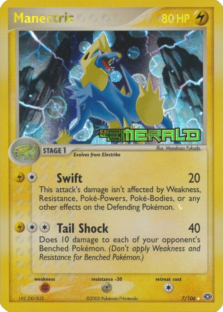 Manectric (7/106) (Stamped) [EX: Emerald]