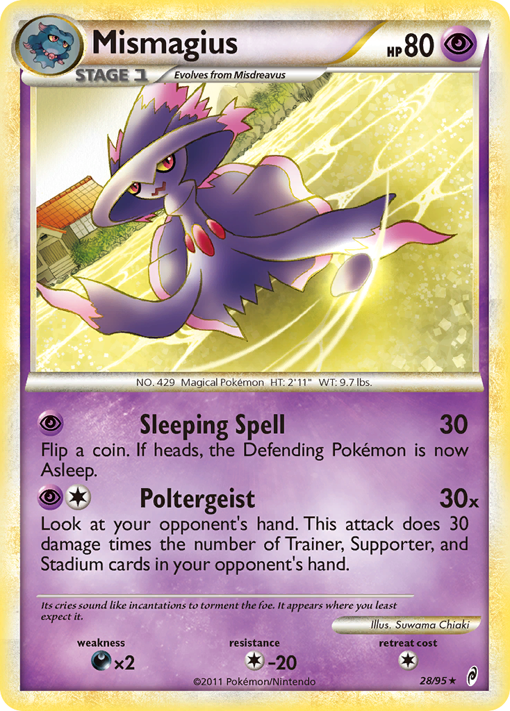 Mismagius (28/95) [HeartGold & SoulSilver: Call of Legends]