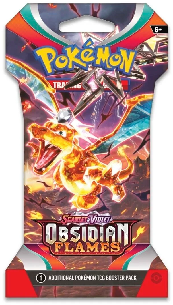 Pokemon Scarlet & Violet: Obsidian Flames - Sleeved Booster Pack