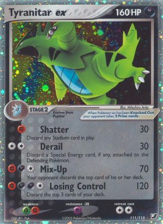 Tyranitar ex (111/115) [EX: Unseen Forces]