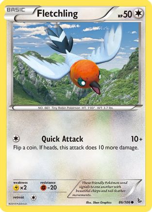 Fletchling (86/106) [XY: Flashfire]