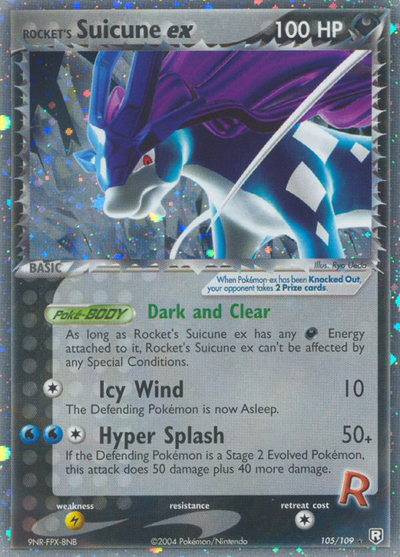 Rocket's Suicune ex (105/109) [EX: Team Rocket Returns]