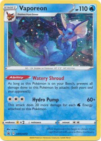 Vaporeon (SWSH072) [Sword & Shield: Black Star Promos]