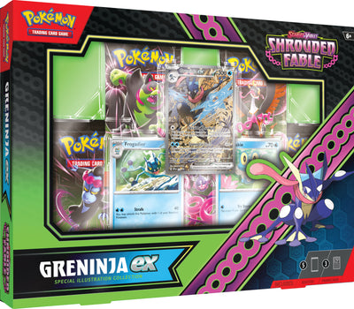 Pokemon Scarlet & Violet: Shrouded Fable - Greninja Ex Illustration Collection