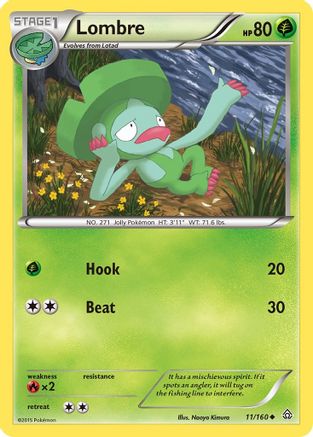 Lombre (11/160) [XY: Primal Clash]