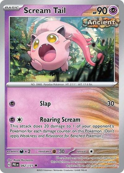 Scream Tail (042/131) [Scarlet & Violet: Prismatic Evolutions]