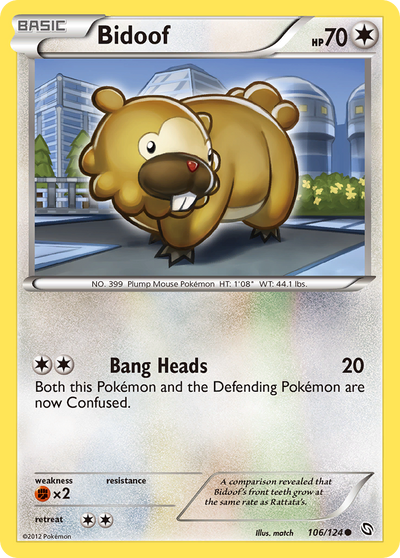 Bidoof (106/124) [Black & White: Dragons Exalted]