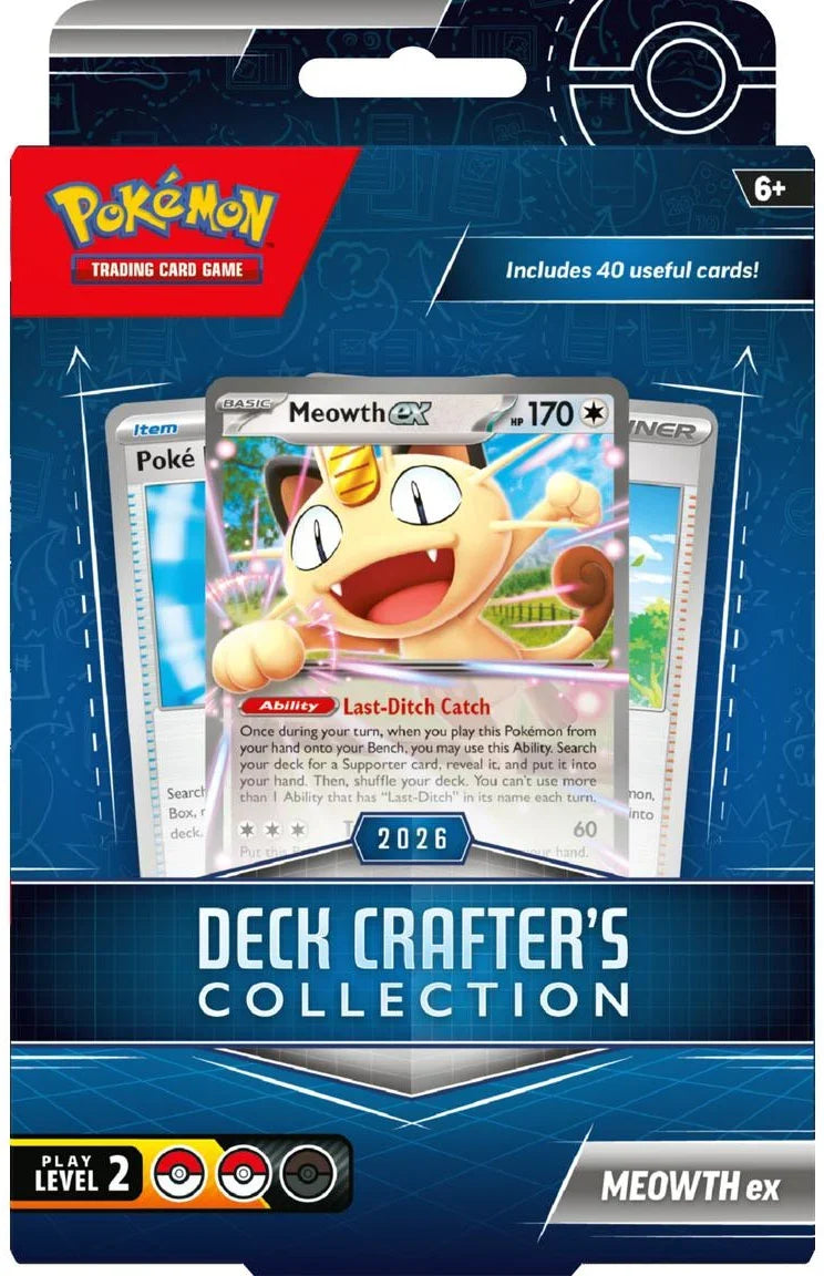 (Pre-Order) Pokemon Deck Crafter's Collection - Meowth ex - October