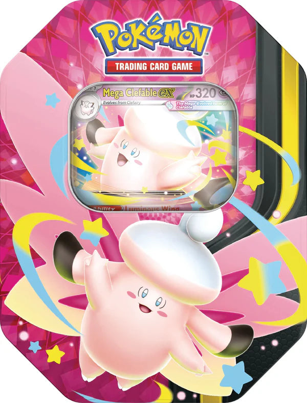 (Pre-Order) Pokemon Mega Moonlit Tin [Mega Clefable ex] - June