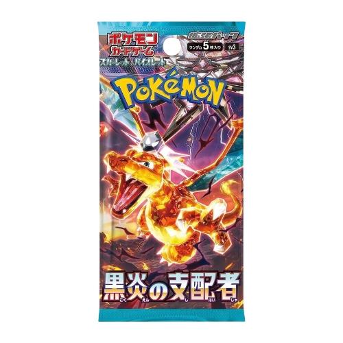 Pokemon Ruler Of The Black Flame Booster Pack - Japanese