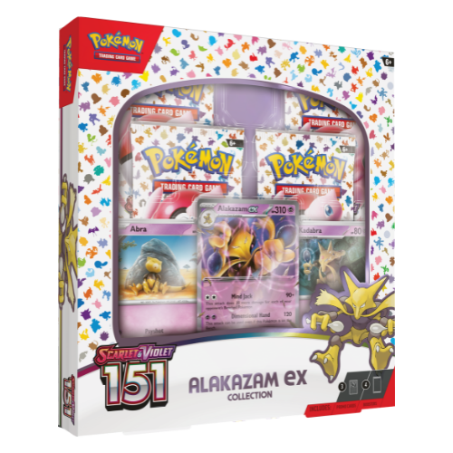 SV Pokemon 151 Alakazam ex Collection Box