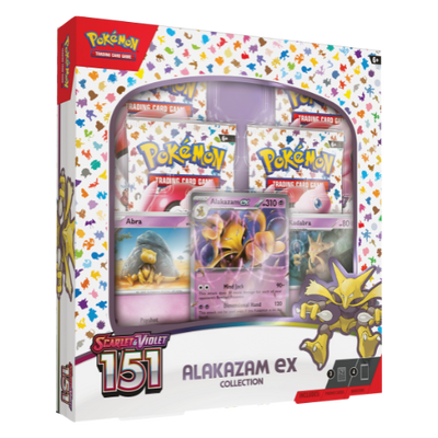 SV Pokemon 151 Alakazam ex Collection Box