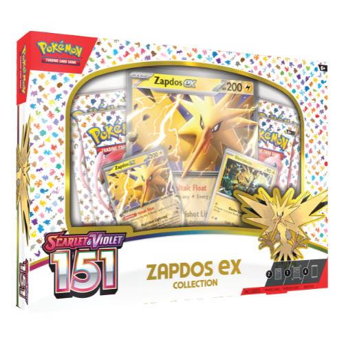 SV Pokemon 151 Zapdos ex Collection Box