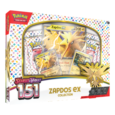 SV Pokemon 151 Zapdos ex Collection Box