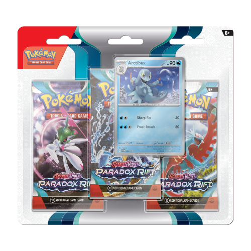 Pokemon Scarlet & Violet: Paradox Rift - 3-Pack Blisters (Arctibax)