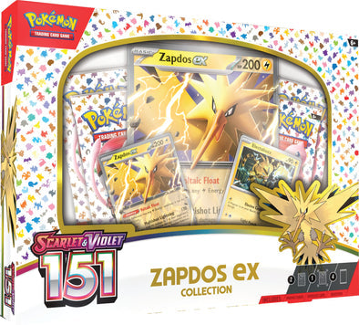 SV Pokemon 151 Zapdos ex Collection Box