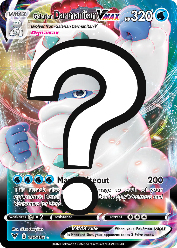 One Pokemon VMAX/VSTAR Card (Random)