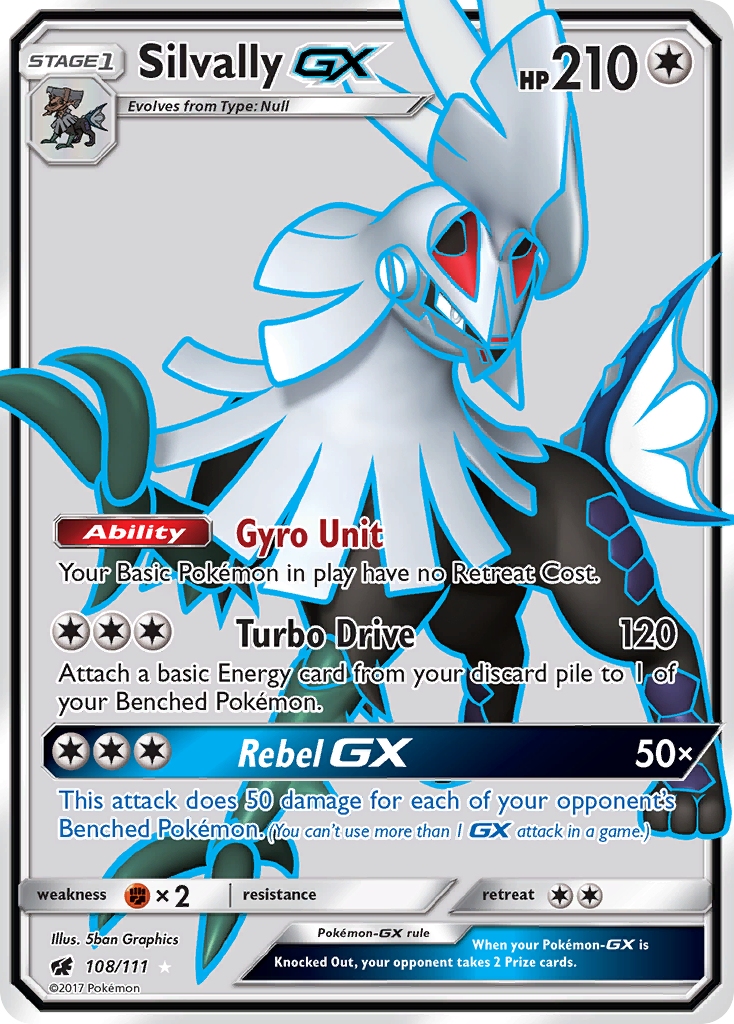 Silvally GX (108/111) [Sun & Moon: Crimson Invasion]