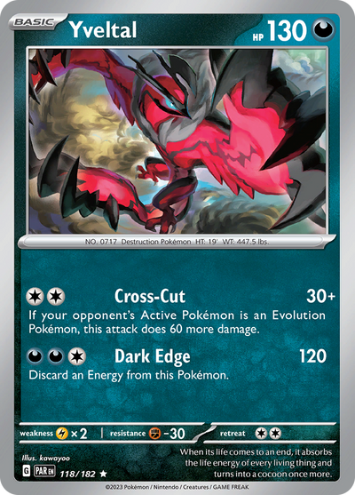 Yveltal (118/182) [Paradox Rift]