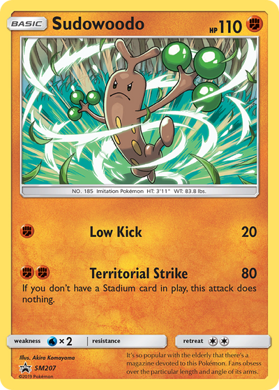 Sudowoodo (SM207) [Sun & Moon: Black Star Promos]