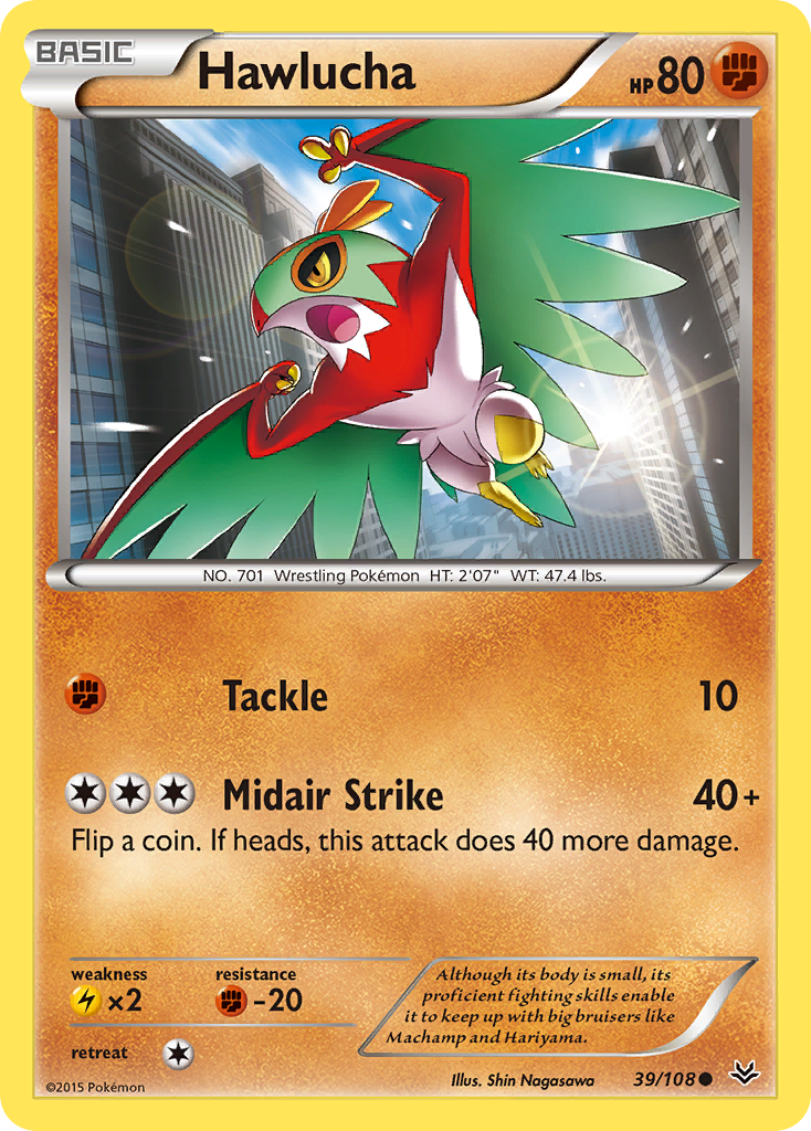 Hawlucha (39/108) [XY: Roaring Skies]