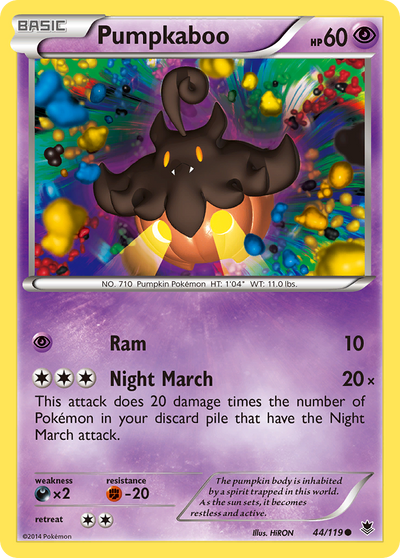 Pumpkaboo (44/119) [XY: Phantom Forces]