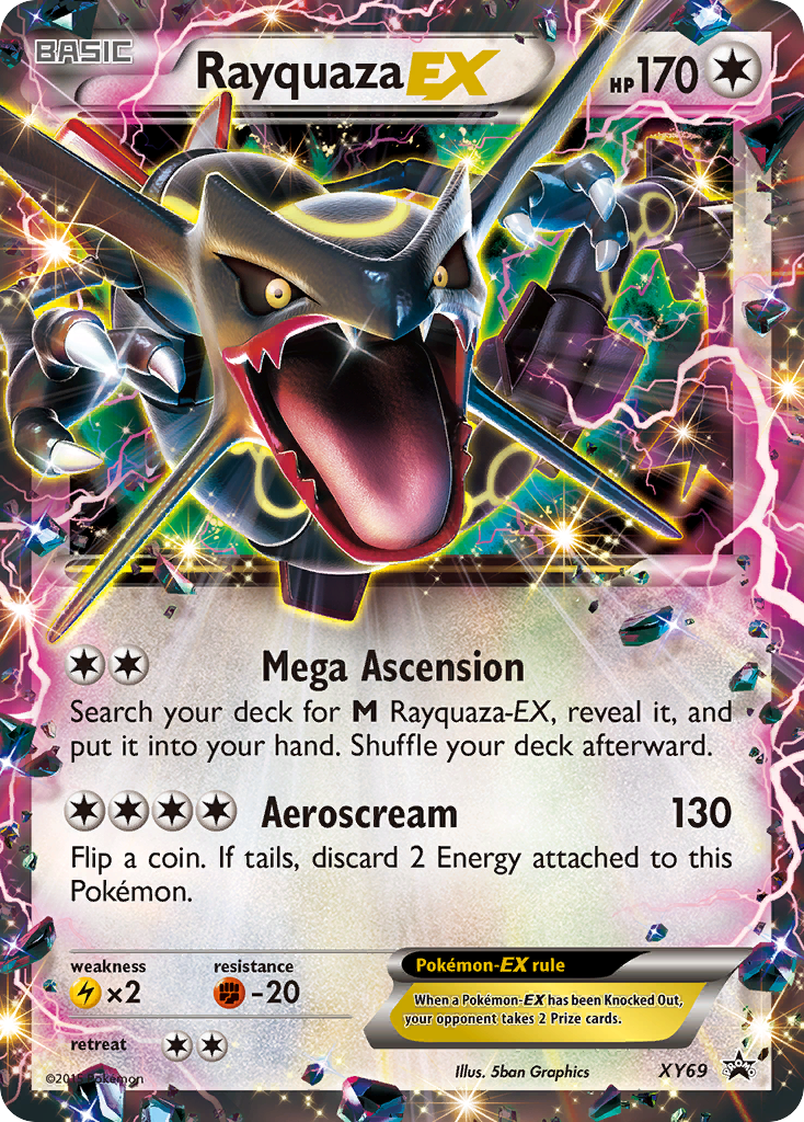 Rayquaza EX (XY69) (Shiny) [XY: Black Star Promos]