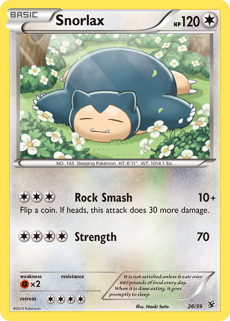 Snorlax (26/39) [XY: Kalos Starter Set]