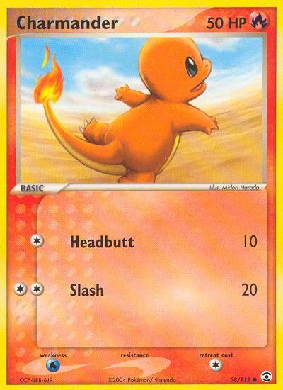 Charmander (58/112) [EX: FireRed & LeafGreen]