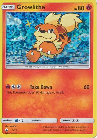 Growlithe (1/12) [McDonald's Promos: 2018 Collection]