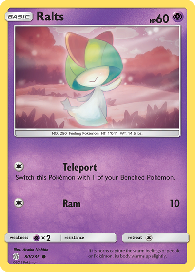 Ralts (80/236) [Sun & Moon: Cosmic Eclipse]